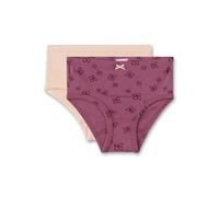 Sanetta Mädchen-Hipslip (Doppelpack) Lila | Hochwertige und nachhaltige Unterhose für Mädchen aus Bio-Baumwolle. Inhalt: 2er Set Unterwäsche für Mädchen