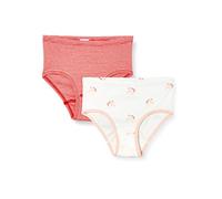 Sanetta Mädchen Hipslip im Doppelpack beige Slip, White Pebble, 140