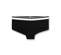 Sanetta Mädchen-Cutbrief Schwarz | Hochwertige und nachhaltige Unterhose für Mädchen aus Baumwolle. Unterwäsche für Mädchen 140
