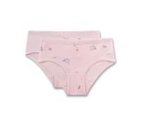 Sanetta Mädchen-Hüftslip Doppelpack 337084+337085 Vögel Bio-Baumwolle Gr. 92 Rosa