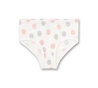 Sanetta Mädchen-Hüftslip weiß Dots-Allover | Hochwertige und nachhaltige Unterhose für Mädchen aus Baumwolle. Unterwäsche für Mädchen