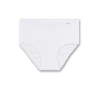 Sanetta Mädchen-Hüftslip weiß | Hochwertige und nachhaltige Unterhose für Mädchen aus Bio-Baumwolle. Unterwäsche für Mädchen
