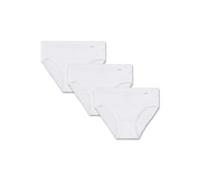 Sanetta Mädchen-Jazzpants (Dreierpack) weiß | Hochwertige und nachhaltige Unterhose für Mädchen aus Bio-Baumwolle. Inhalt: 3er Set Unterwäsche für Mädchen