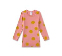 Sanetta Mädchen-Langarm-Unterhemd Rosa | Hochwertiges und nachhaltiges Unterhemd aus Bio-Baumwolle mit Langen Ärmeln und Dot-Allover | Mädchen-Unterwäsche