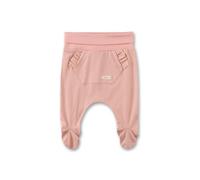 Sanetta Mädchen Newborn Hose mit Fuß Interlock 100% Bio-Baumwolle