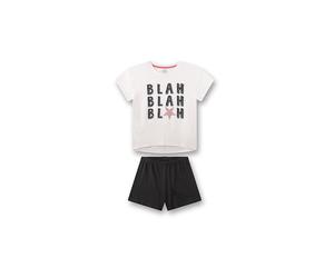 SANETTA Mädchen Pyjama 2-teilig T-Shirt und Shorts creme | 152