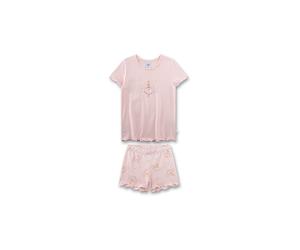 SANETTA Mädchen Pyjama 2-teilig T-Shirt und Shorts rosa | 104