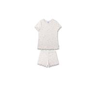 Sanetta Kinder-Schlafanzug kurz AOP 233538 Weiß Gr. 116