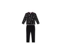 SANETTA Mädchen Pyjama schwarz | 152