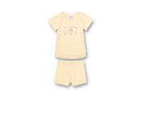 Sanetta Mädchen Pyjama Short, Uni gelb Baby-und Kleinkind-Schlafanzüge, Light Yellow, 116