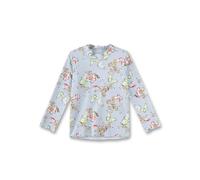 Sanetta Mädchen-Rashguard Shirt Langarm hellblau Schmetterlinge| Badeshirt