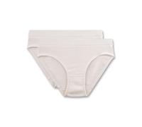 Sanetta Rio-Slips Mädchen 1485 – 2er-Pack Feinripp Baumwoll-Mix wollweiß Gr. 140