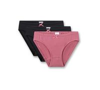 Sanetta Mädchen-Rioslip (Dreierpack) dunkelblau & rosa | Hochwertige und nachhaltige Unterhose für Mädchen aus Baumwoll-Mix.