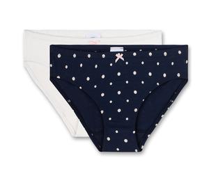 Sanetta Mädchen Rioslip, Multipack - Unterwäsche, Unterhose, Jersey, Punkte 164 Mehrfarbig