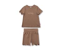 Sanetta Schlafanzug kurz Biene 80 braun