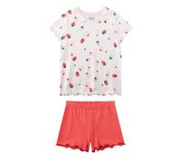 Sanetta Mädchen Schlafanzug, kurz - Kids, Erdbeeren, Pyjama, Single Jersey 116 Mehrfarbig