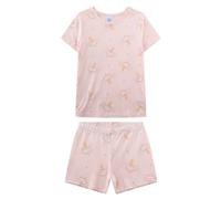 Sanetta Mädchen Schlafanzug, kurz - Kids, Fee, Pyjama, Cotton-Modal Rosa 140