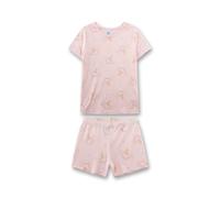 Sanetta Mädchen-Schlafanzug kurz rosa Fee | Hochwertiger und bequemer Schlafanzug aus Baumwoll-Modal-Mix.