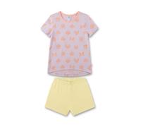 Sanetta Mädchen-Schlafanzug kurz rosa | Hochwertiger und bequemer Schlafanzug aus Bio-Baumwolle für Mädchen. Pyjamaset für Mädchen 116
