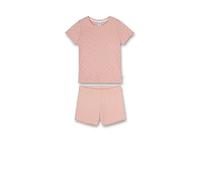 Sanetta Mädchen-Schlafanzug kurz rosa Punkte | Hautfreundlich, weich & atmungsaktiv. | Pyjamaset Größe