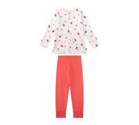 Sanetta Mädchen Schlafanzug, lang - Kids, Erdbeeren, Pyjama, Single Jersey 116 Mehrfarbig