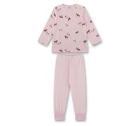 Sanetta Mädchen Schlafanzug - lang, Kids, Pyjama, Baumwolle, Motiv 140 Rosa