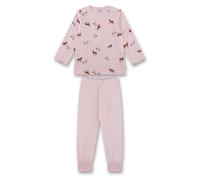 Sanetta Mädchen Schlafanzug - lang, Kids, Pyjama, Baumwolle, Motiv Rosa 128