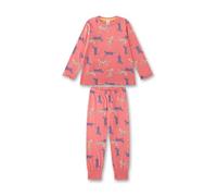 Sanetta Mädchen-Schlafanzug lang pink | Hochwertiger und bequemer Schlafanzug aus Baumwolle für Mädchen. Pyjamaset für Mädchen 092