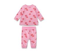 Sanetta Mädchen-Schlafanzug lang Rosa | Nachhaltiger und bequemer Schlafanzug aus Bio-Baumwolle für Mädchen. Baby Schlafanzug
