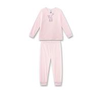 Sanetta Mädchen-Schlafanzug lang rosa REH aus Nicki Mädchen-Schlafanzug lang rosa aus Nicki | Gemütlicher Kinderpyjama
