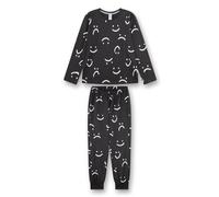 Sanetta - Kid's Pyjama Long AOP 245975 - Schlafanzug, Gr. 176, grau (Phantom)