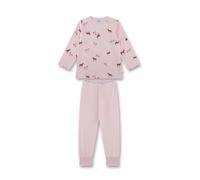 Sanetta Mädchen Schlafanzug - lang, Kids, Pyjama, Baumwolle, Motiv Rosa 140