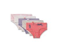 Sanetta Mädchen-Slips (5er-Pack) rosa | Hochwertige und nachhaltige Unterhose für Mädchen aus Baumwoll-Mix. Inhalt: 5er Set Unterwäsche für Mädchen