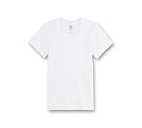 Sanetta Mädchen T-shirt 1/2 Unterhemd, Weiß, 92 EU