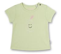 Sanetta Mädchen T-Shirt - Baby, Kurzarm, Rundhals, Druckknopf, Print, 56-92 56 Grün
