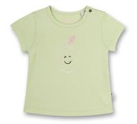 Sanetta Mädchen T-Shirt - Baby, Kurzarm, Rundhals, Druckknopf, Print, 56-92 Grün 68