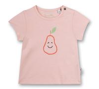 Sanetta Mädchen T-Shirt - Baby, Kurzarm, Rundhals, Druckknopf, Print, 56-92 Rosa / 62 62 Rosa