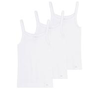 Sanetta Mädchen Unterhemd 3er Pack - Shirt ohne Arm Top Basic Weiß / 140 (8-9 Years) 140 Weiß