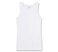 Sanetta Mädchen Unterhemd - Basic Shirt, Breite Träger, Single Jersey Baumwolle Weiß 128