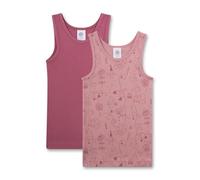 Sanetta Mädchen-Unterhemd Doppelpack 337159/337160 – rosa Mäuse – Bio-Baumwolle – Größe 92