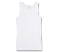 Sanetta Mädchen Unterhemd - Basic Shirt, Breite Träger, Single Jersey Baumwolle Weiß 128
