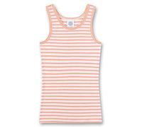 Sanetta Mädchen Unterhemd, pfirsich gestreift 334860 (140)