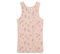 Sanetta Mädchen-Unterhemd rosa Flieder Blätter | Kinder-Shirt