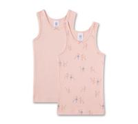 Sanetta Mädchen-Unterhemden (Doppelpack) Rosa | Hochwertiges und nachhaltiges Unterhemd für Mädchen aus Bio-Baumwolle. Inhalt: 2er Set Unterwäsche für Mädchen