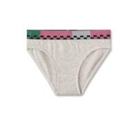 Sanetta Mädchen-Unterhose Beige | Hochwertige und nachhaltige Unterhose für Mädchen aus Baumwolle. Slip mit farblich abgesetztem Webbund aus Rippe | Unterwäsche für Mädchen