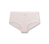 Sanetta Mädchen-Unterhose Rosa | Hochwertige und nachhaltige Unterhose aus Baumwoll-Modal-Mix. Panty mit Schleifchen und Spitzen-Details | Unterwäsche