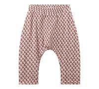 Sanetta Musselin-Hose Blumen gefüttert 80 rosa/beere