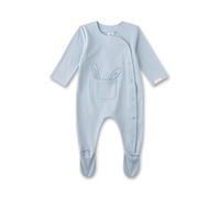 Sanetta Newborn-Strampler hellblau Hase | Bio-Baumwolle, GOTS-zertifiziert, anschmiegsam.