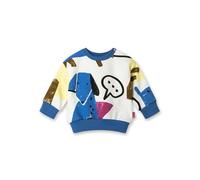 Sanetta Pure Baby-Sweatshirt Off-White Hund | Nachhaltiges und gemütliches Sweatshirt aus Bio-Baumwolle für Jungen. Baby Bekleidung