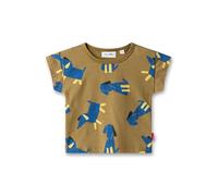 Sanetta Pure Jungen T-Shirt grün Hund | Nachhaltiges und bequemes Shirt aus Bio-Baumwolle für Jungen. Baby Bekleidung
